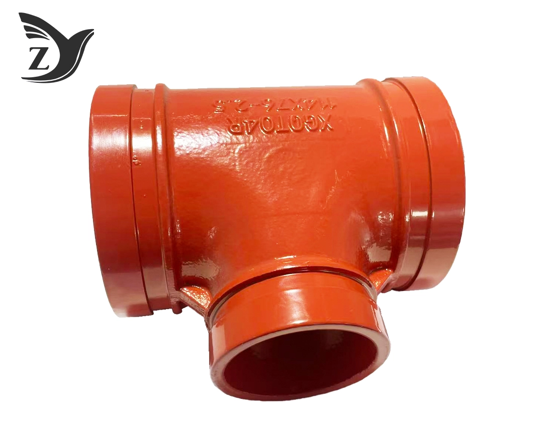 Fire Grooved Reducing Tee 1