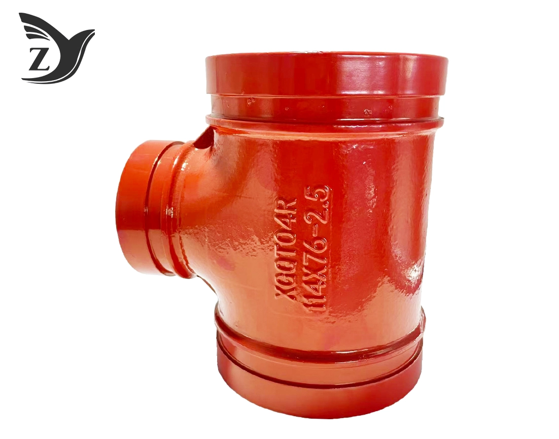 Fire Grooved Reducing Tee 2