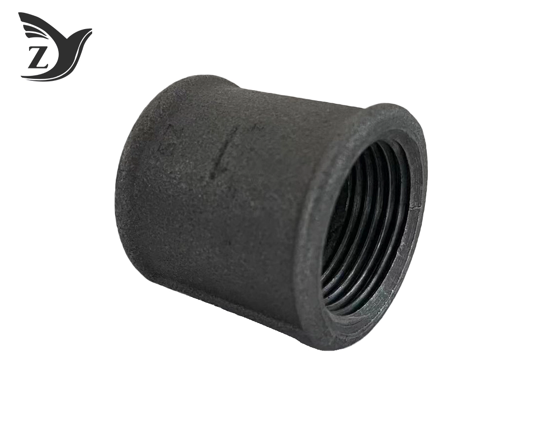Black Round Face Coupling Pipe Fittings 1