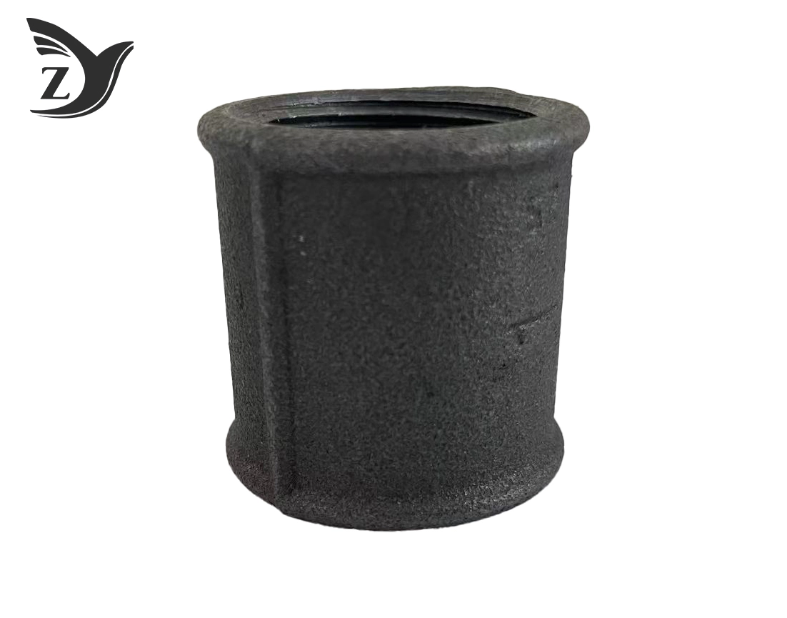 Black Round Face Coupling Pipe Fittings 2 Black Round Face Coupling Pipe Fittings 2