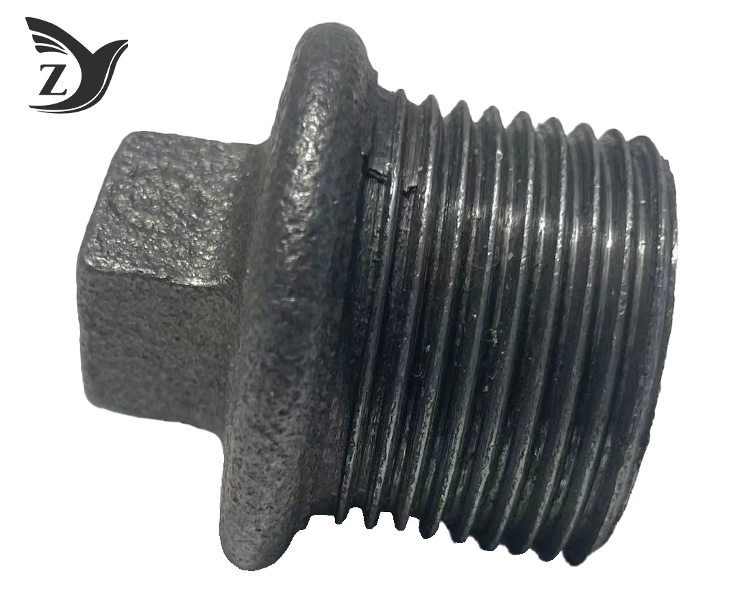 Black Flanged Plug Pipe Fittings 2