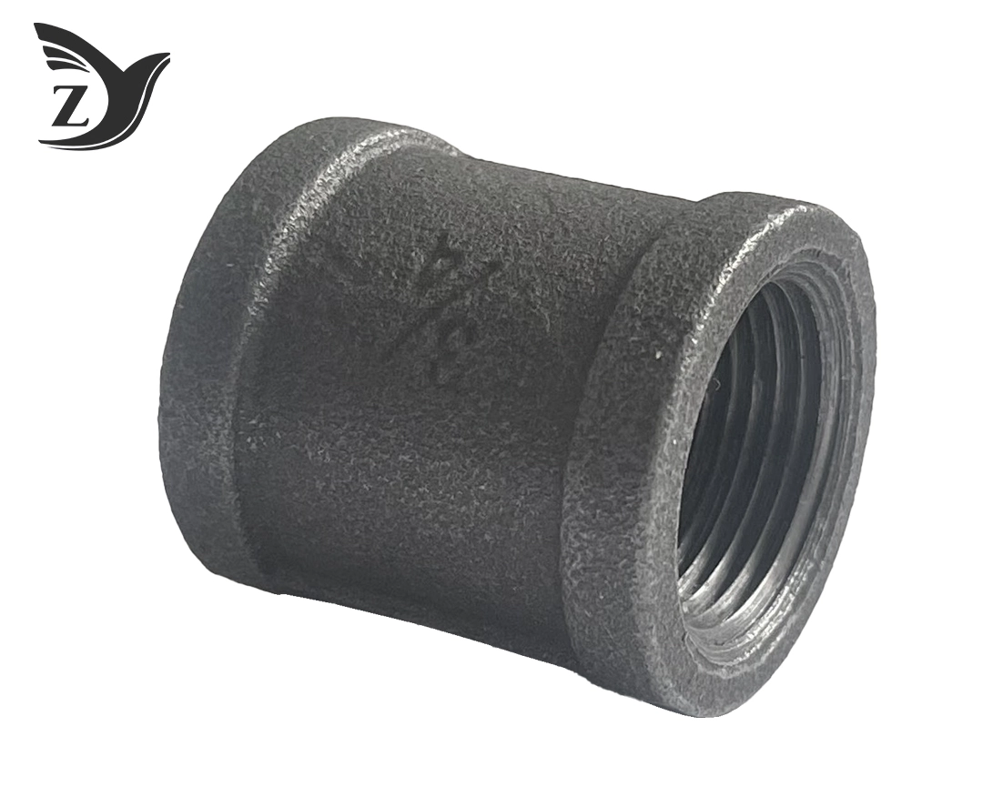 Black Square Face Coupling Pipe Fittings 3 Black Square Face Coupling Pipe Fittings 3