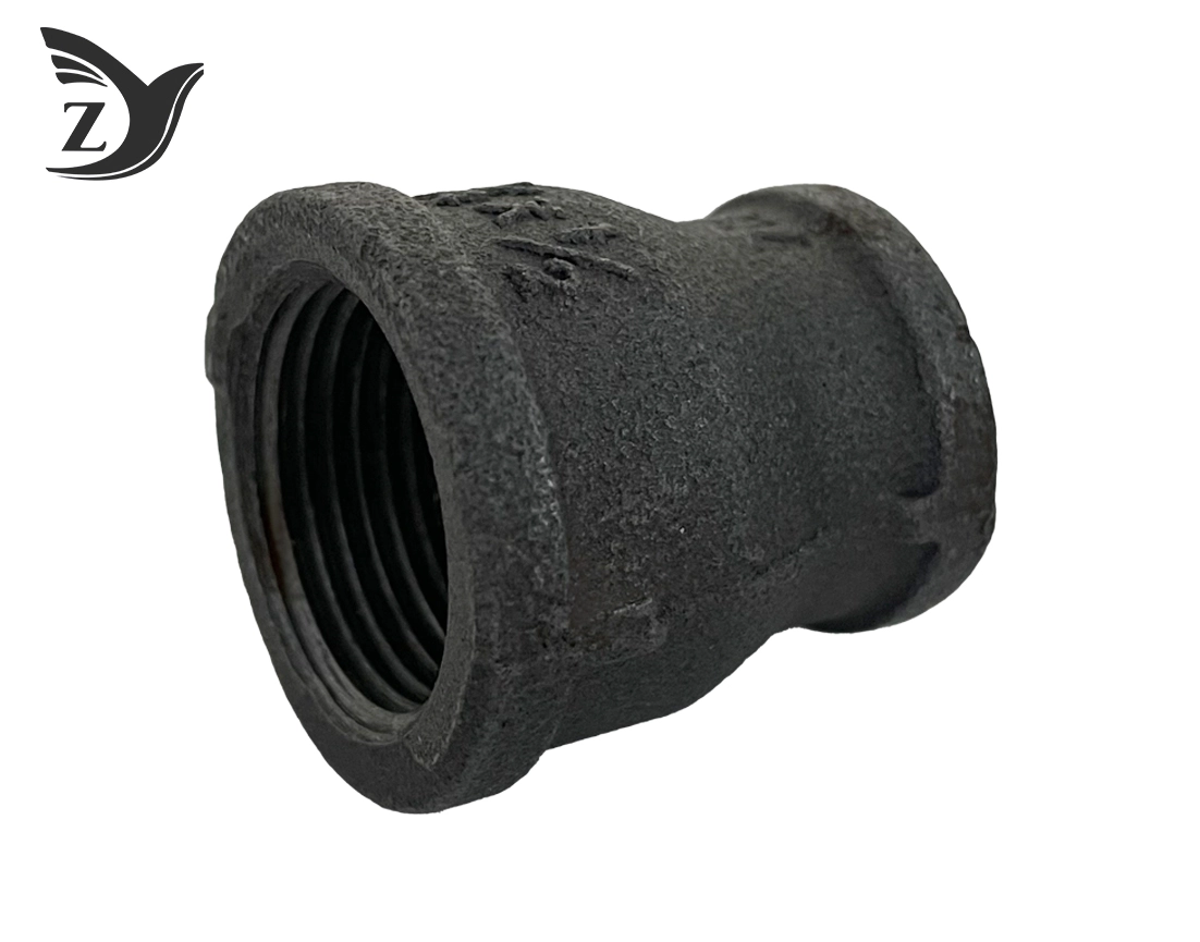 Black Square Face Reducing Coupling Pipe Fittings 2