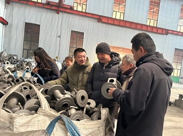 Product Inspection & Discussion with Clients in Workshop