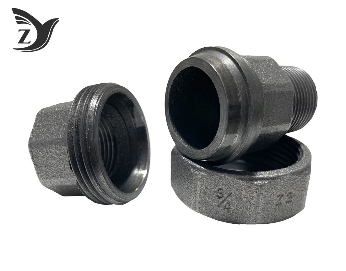 Black Male-Female Union 341 Pipe Fittings 1 Black Male-Female Union 341 Pipe Fittings 1