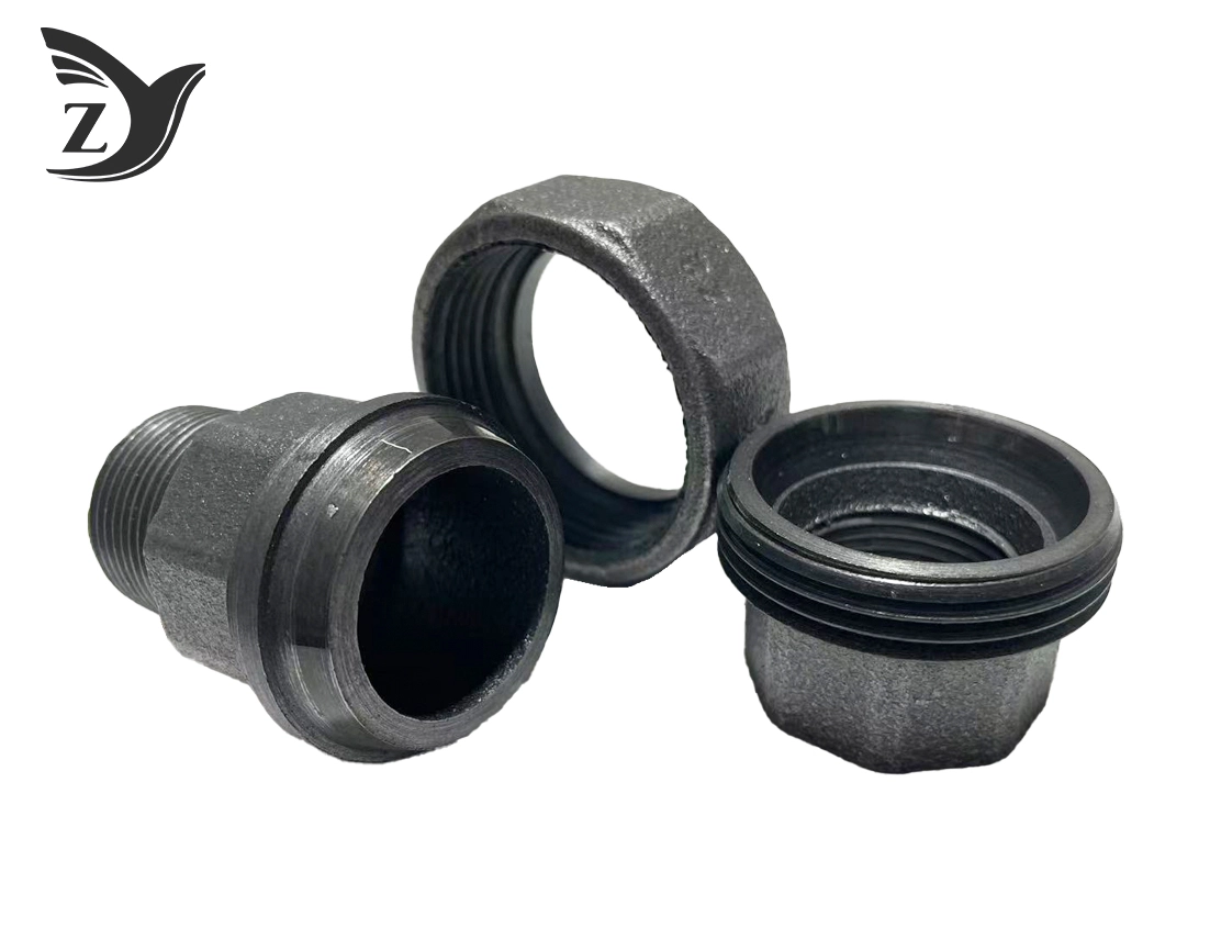 Black Male-Female Union 341 Pipe Fittings 2