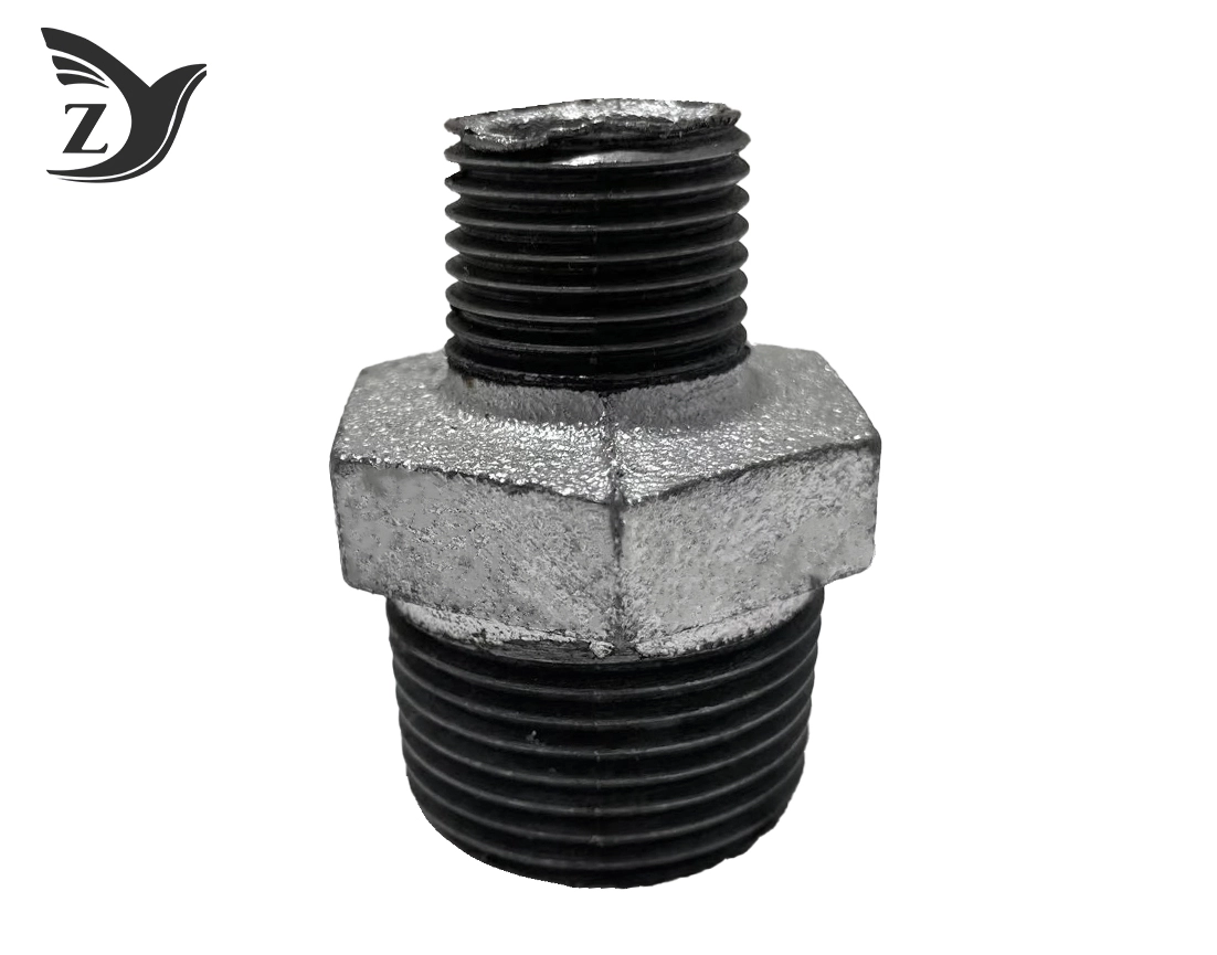 Galvanized Reducing Male Nipple Pipe Fittings 2 Galvanized Reducing Male Nipple Pipe Fittings 2