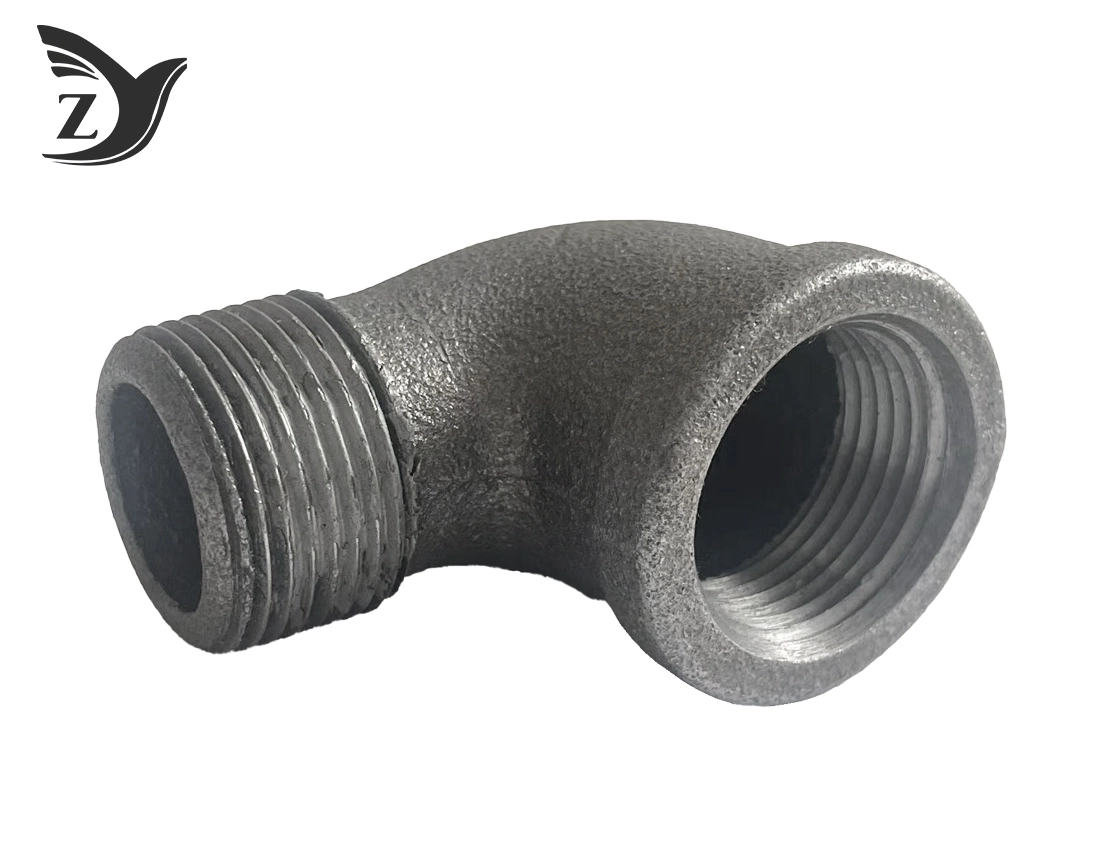 Black Square Face Male-Female 90° Elbow Pipe Fittings 1 Black Square Face Male-Female 90° Elbow Pipe Fittings 1