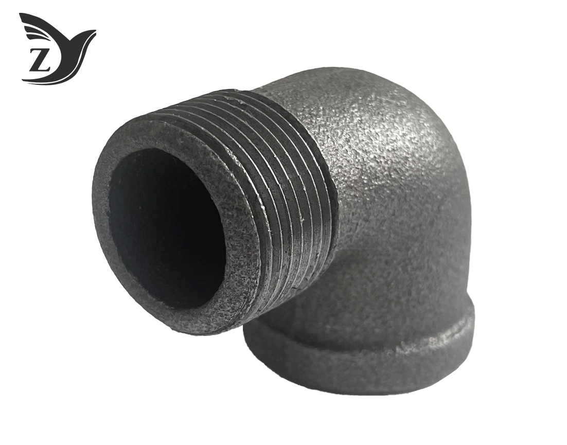 Black Square Face Male-Female 90° Elbow Pipe Fittings 3 Black Square Face Male-Female 90° Elbow Pipe Fittings 3