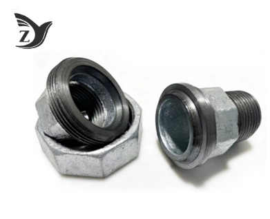 NPT Galvanized Male Female Threaded Union 341 Pipe Fittings 2 NPT Galvanized Male Female Threaded Union 341 Pipe Fittings 2