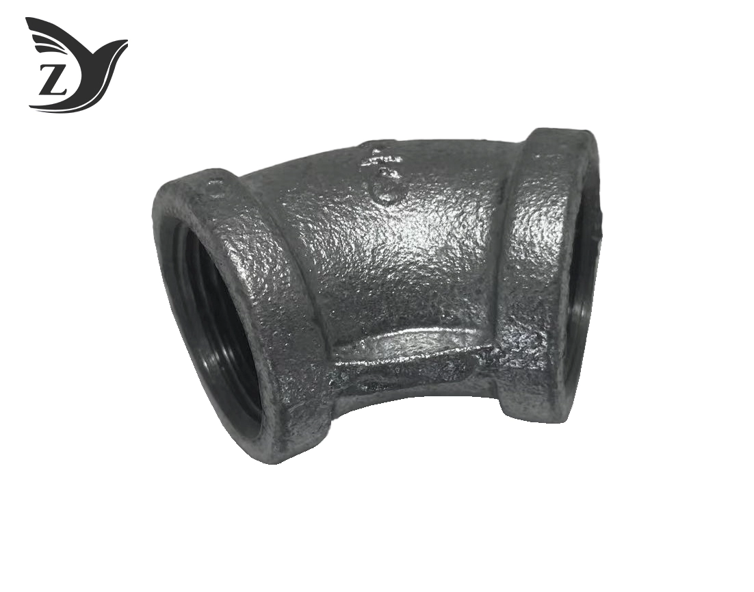 Square Face Galvanized 45° Square Edge Elbow Pipe Fittings 2 Square Face Galvanized 45° Square Edge Elbow Pipe Fittings 2