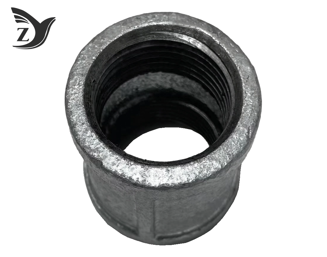 BSPT Square Face Galvanized Square Edge Coupling Pipe Fittings 2 BSPT Square Face Galvanized Square Edge Coupling Pipe Fittings 2