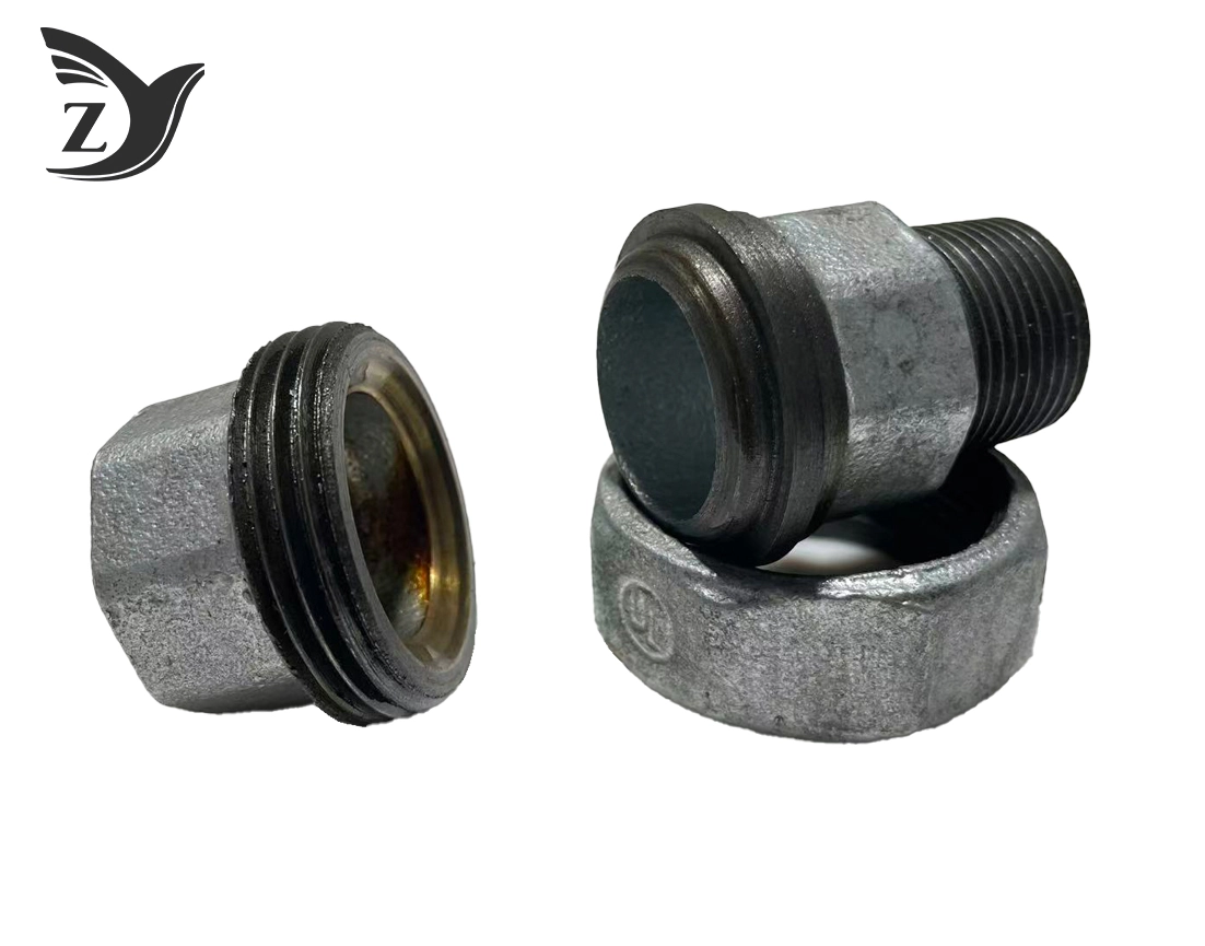 No Hub Hot Dip Galvanized 90° Elbow Pipe Fitting 2