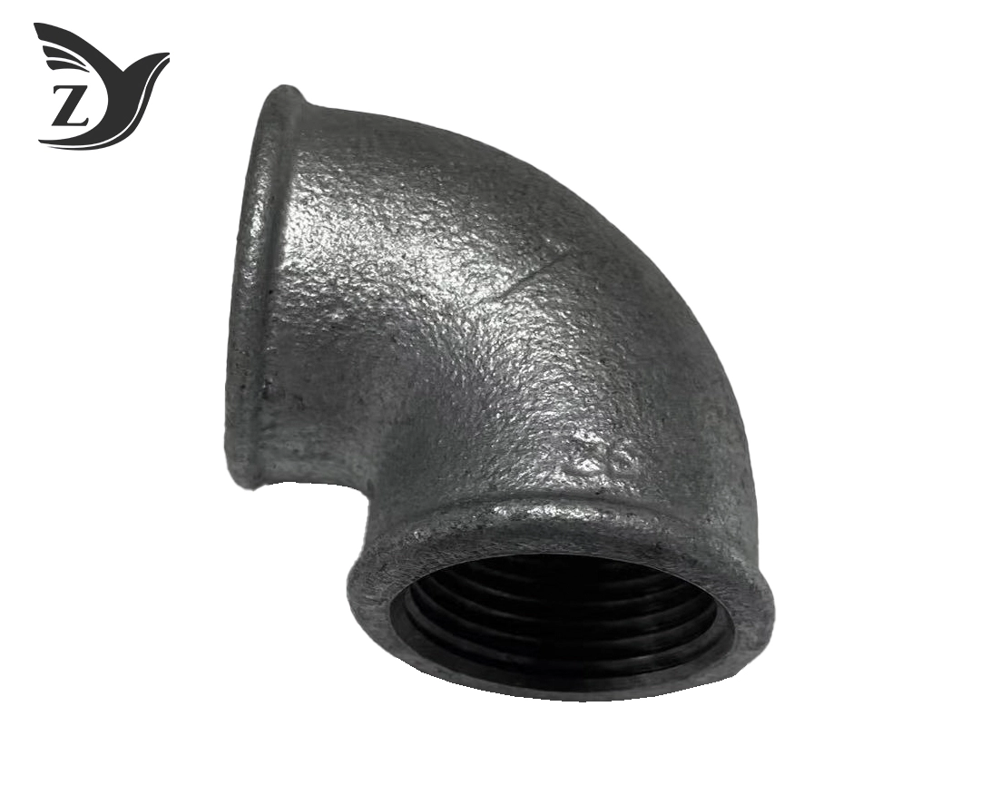 No Hub Hot Dip Galvanized 90° Elbow Pipe Fitting 2