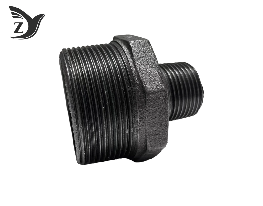 NPT Reducing Male Black Pipe Fitting 1