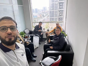 Relaxed Exchange - Business Discussion in Lounge Relaxed Exchange - Business Discussion in Lounge