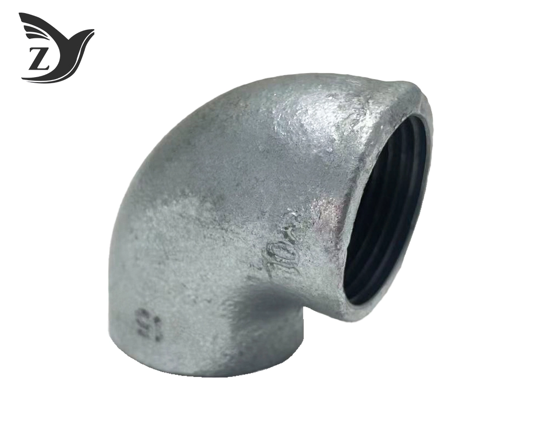 No Hub Hot Dip Galvanized 90° Elbow Pipe Fitting 2 No Hub Hot Dip Galvanized 90° Elbow Pipe Fitting 2