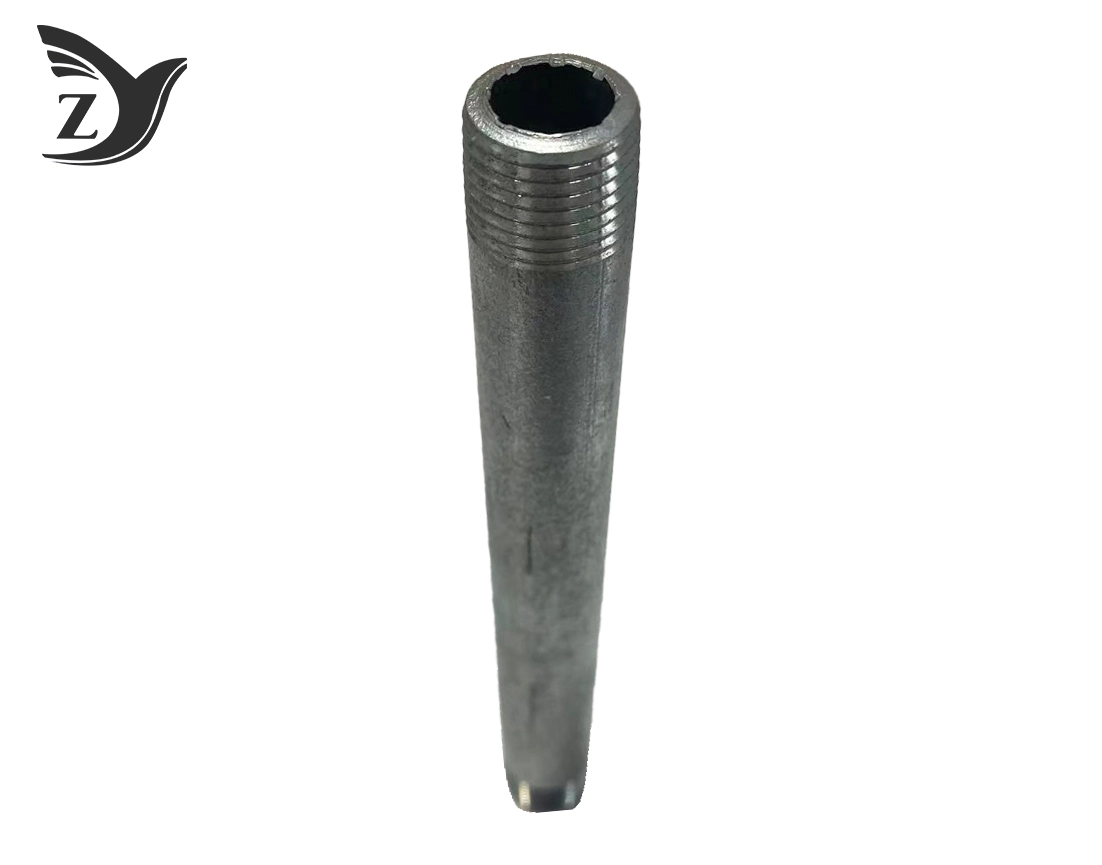 Carbon Steel Pipe Male Threaded Fittings Electro Galvanized 1