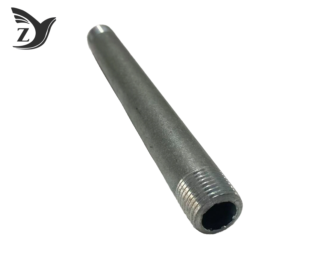 Carbon Steel Pipe Male Threaded Fittings Electro Galvanized 3