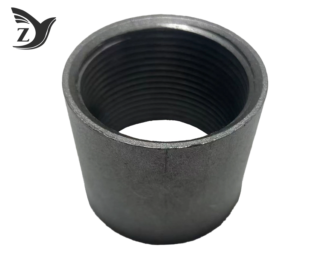 Carbon Steel Full Threaded Coupling Fittings Black Oxide Treated 3