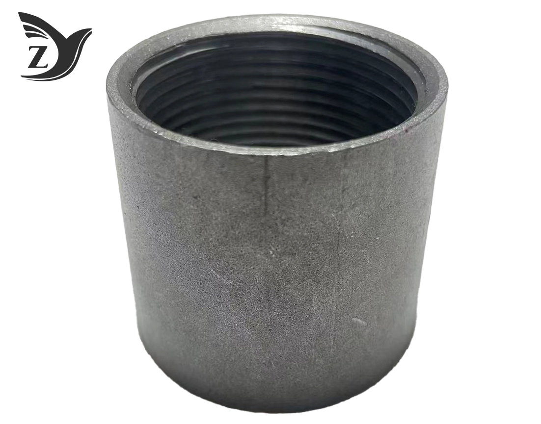 Carbon Steel Full Threaded Coupling Fittings Sand Blasted 1 Carbon Steel Full Threaded Coupling Fittings Sand Blasted 1