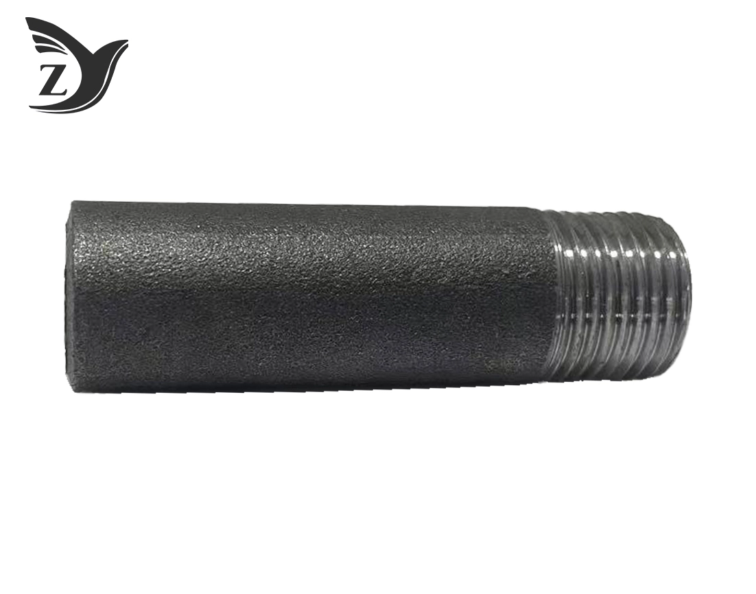 Carbon Steel Pipe Male Threaded Fittings Sand Blasted 1