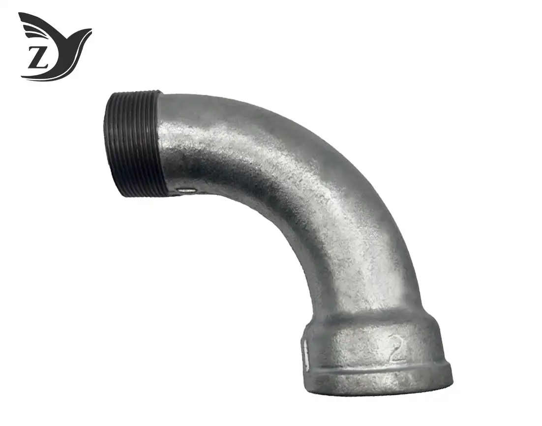 galvanized male female 90° long radius elbow pipe fittings galvanized male female 90° long radius elbow pipe fittings