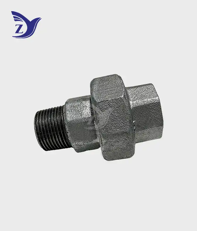 galvanized male female threaded union 343 pipe fittings