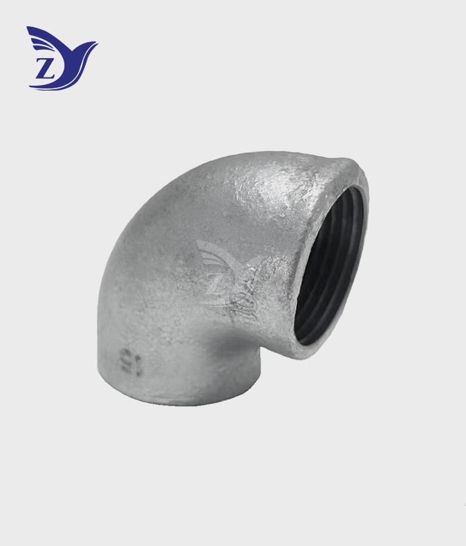  hot-dip galvanized round edge 90° elbow