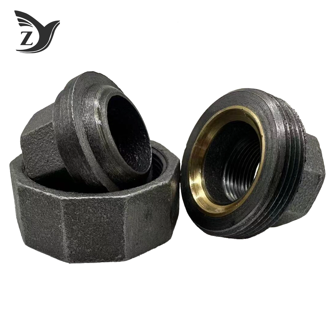 Black Malleable Iron Union Class 300 1 Black Malleable Iron Union Class 300 1