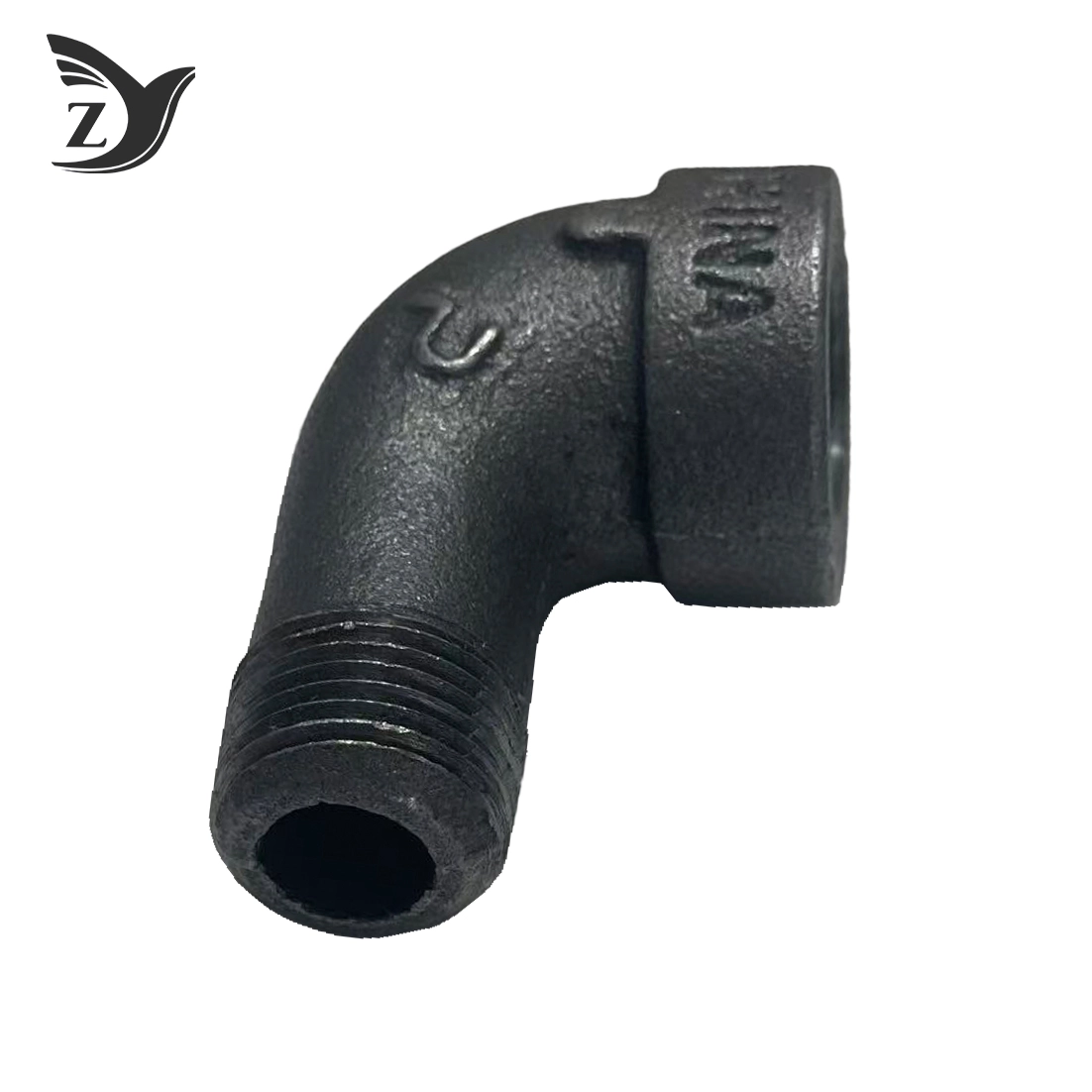 300# Black Threaded 90° Elbow, Male & Female 1 300# Black Threaded 90° Elbow, Male & Female 1