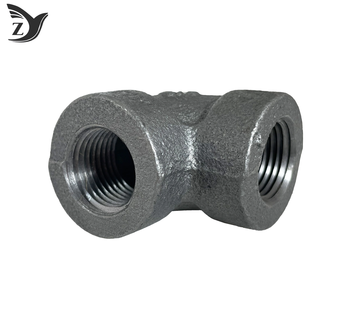 Class 300 Black Malleable Iron 90 Degree Elbow 1