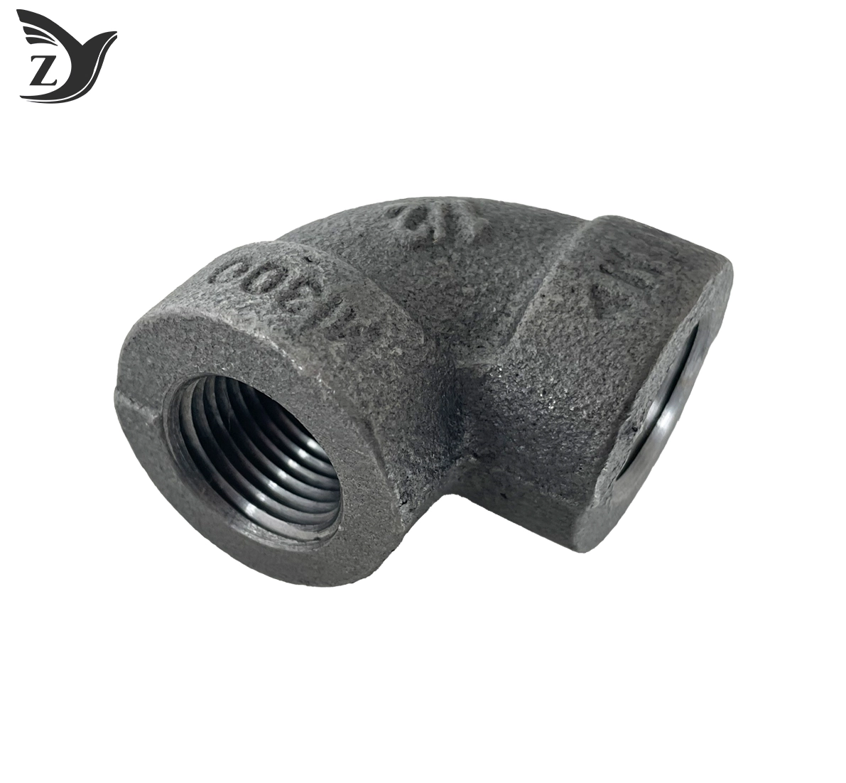 Class 300 Black Malleable Iron 90 Degree Elbow 2 Class 300 Black Malleable Iron 90 Degree Elbow 2