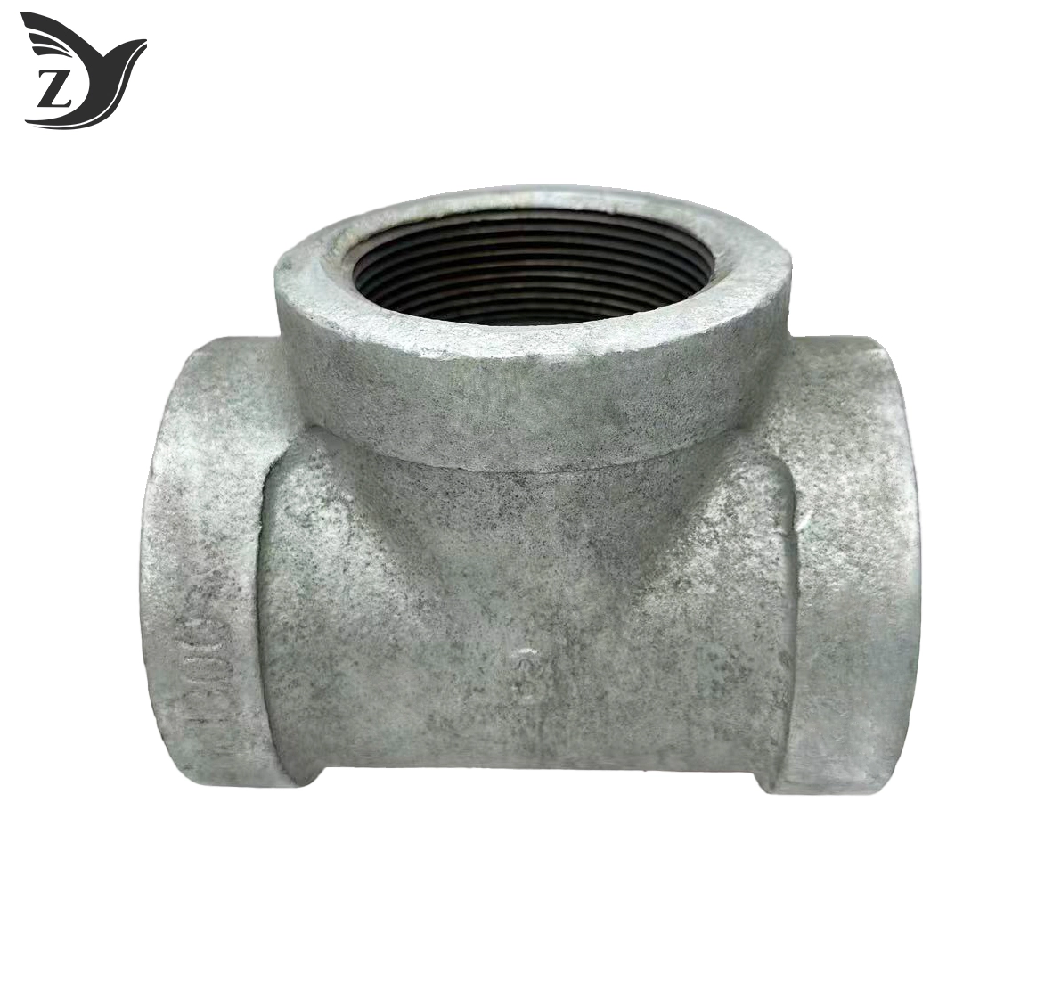 Class 300 Hot Dipped Galvanized Malleable Iron Equal Tee Pipe Fitting2