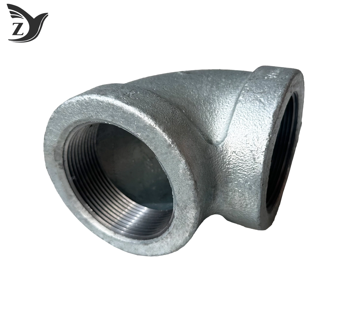 Class 300 Hot Dipped Galvanized Malleable Iron 90° Elbow 1 Class 300 Hot Dipped Galvanized Malleable Iron 90° Elbow 1
