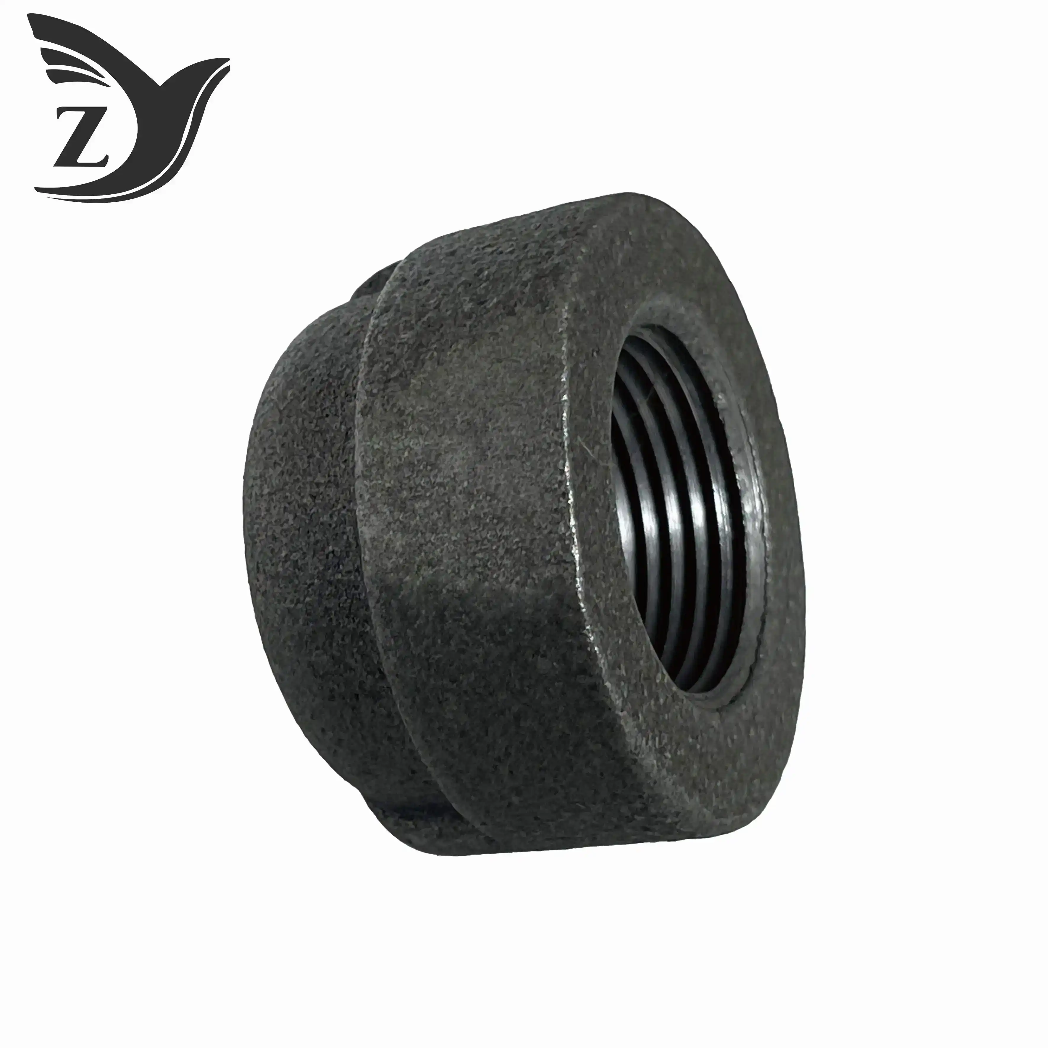 class 300 black coated malleable iron cap supplier class 300 black coated malleable iron cap supplier
