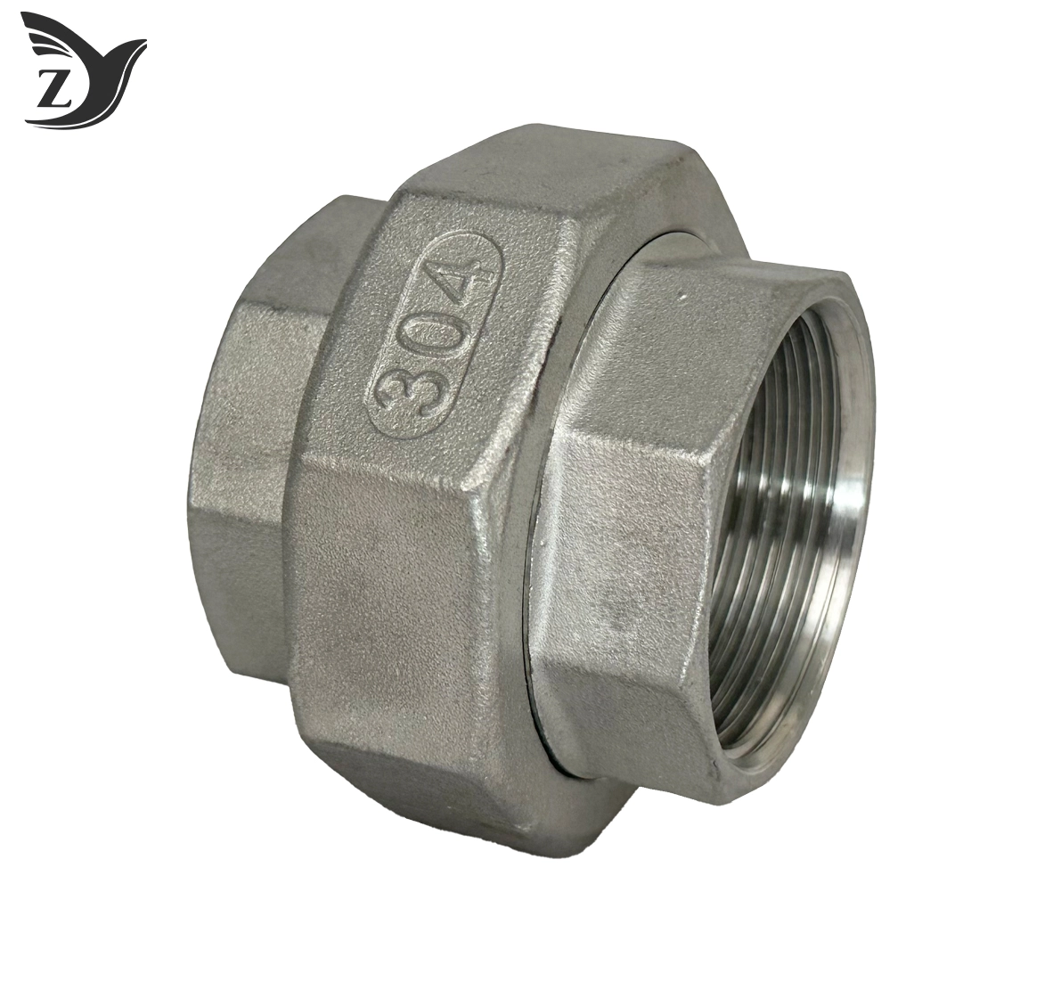 304 Stainless Steel Threaded Union 1 304 Stainless Steel Threaded Union 1