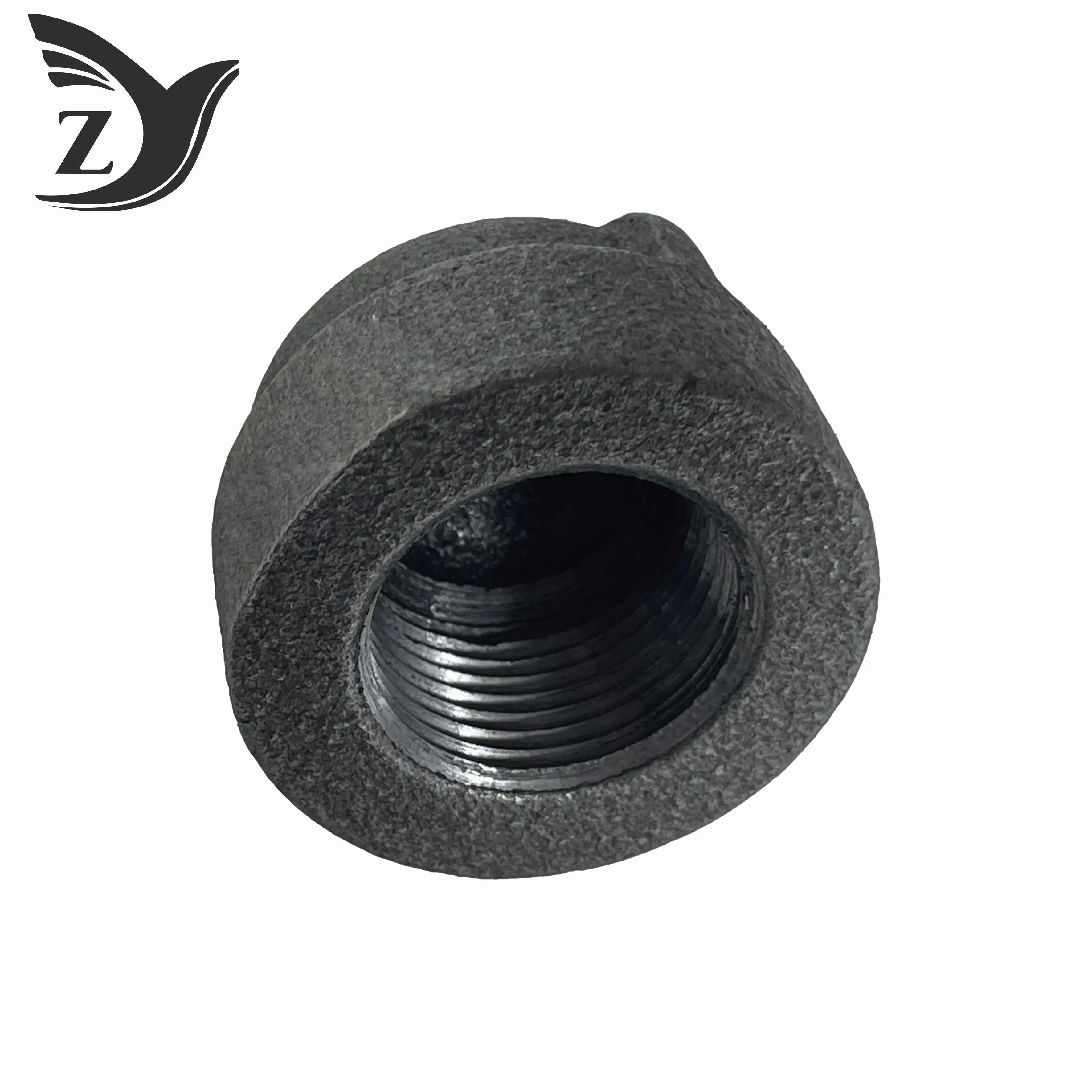 Class 300 Black Coated Malleable Iron Cap 1