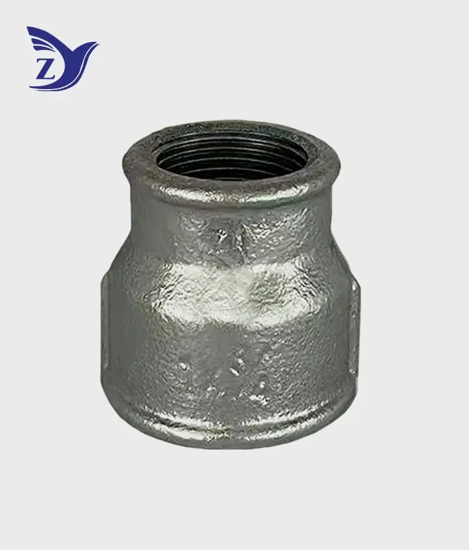  Round face galvanized round edge reducing coupling pipe fittings
