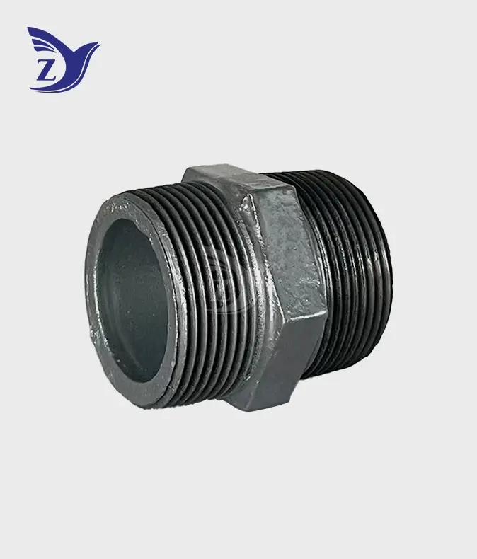 galvanized male nipple pipe fittings 