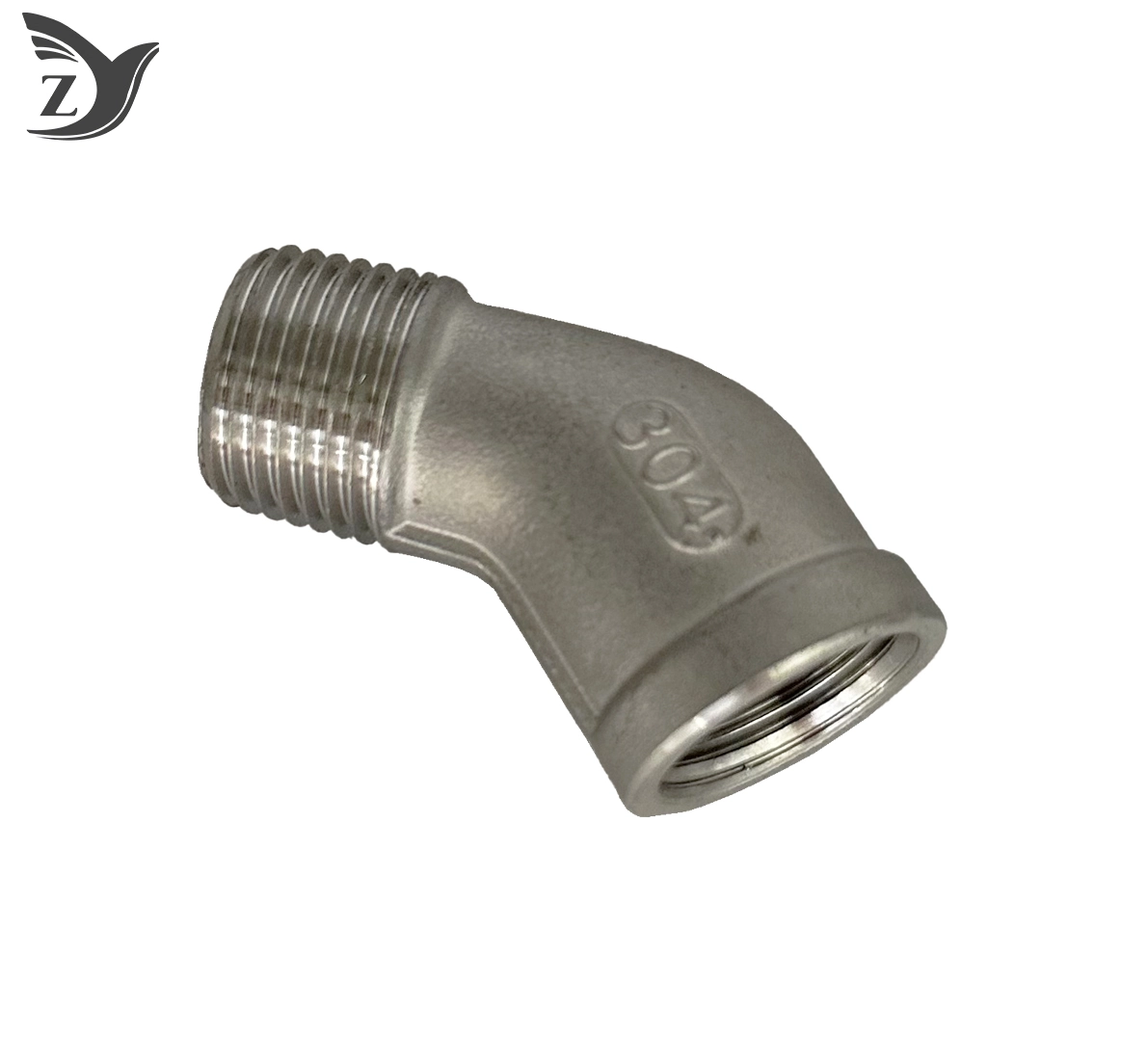 304 Stainless Steel 45° Male‑Female Elbow 3 304 Stainless Steel 45° Male‑Female Elbow 3