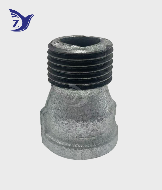 NPT Thread Square Edge Reducing Street Coupling Pipe Fittings