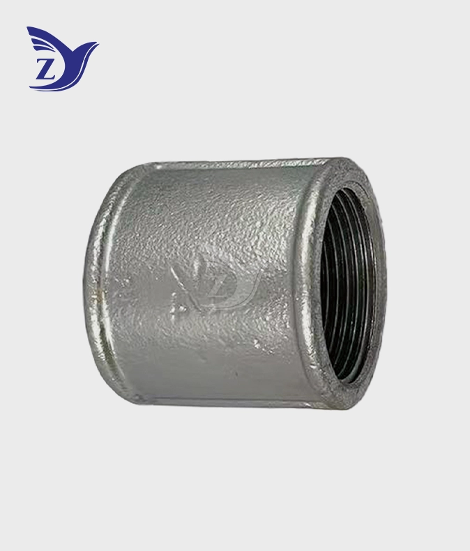 NPT Round Face Galvanized Round Edge Coupling Pipe Fittings