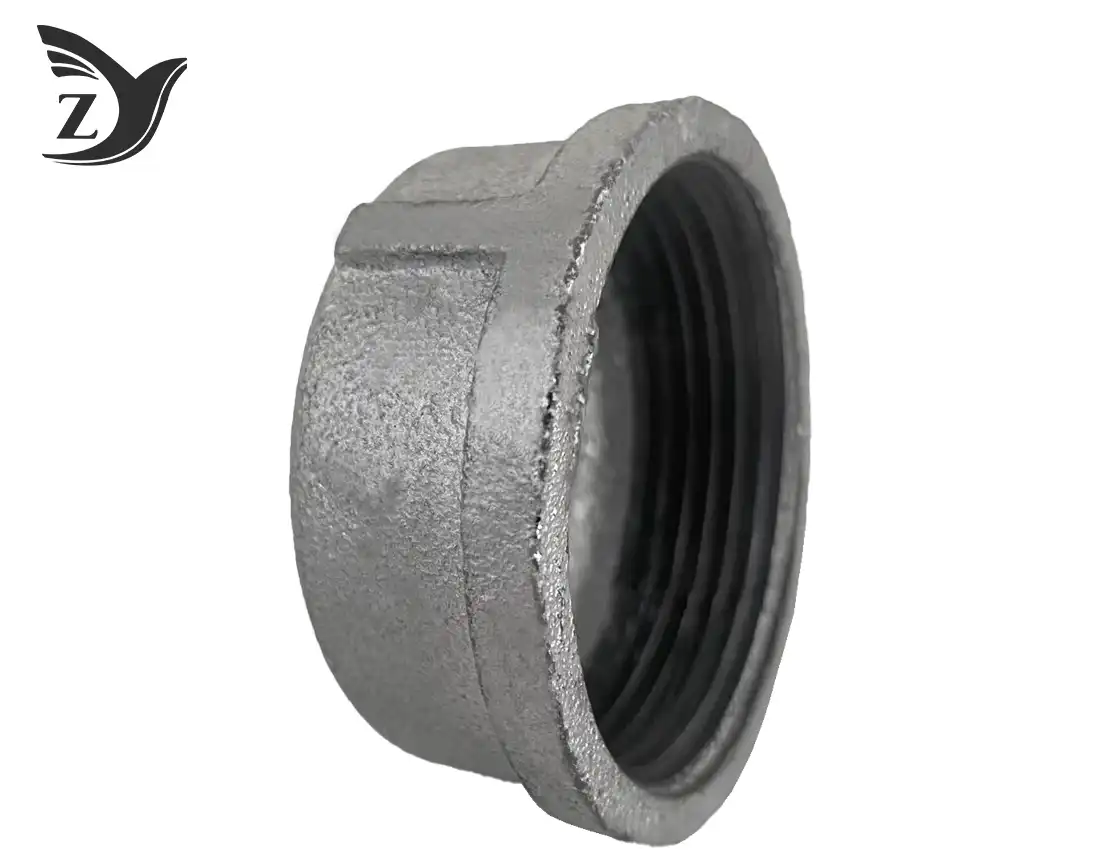When to use galvanized pipe cap pipe fittings in piping systems?