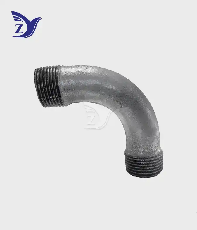 How to make a galvanized round edge 90° elbow?