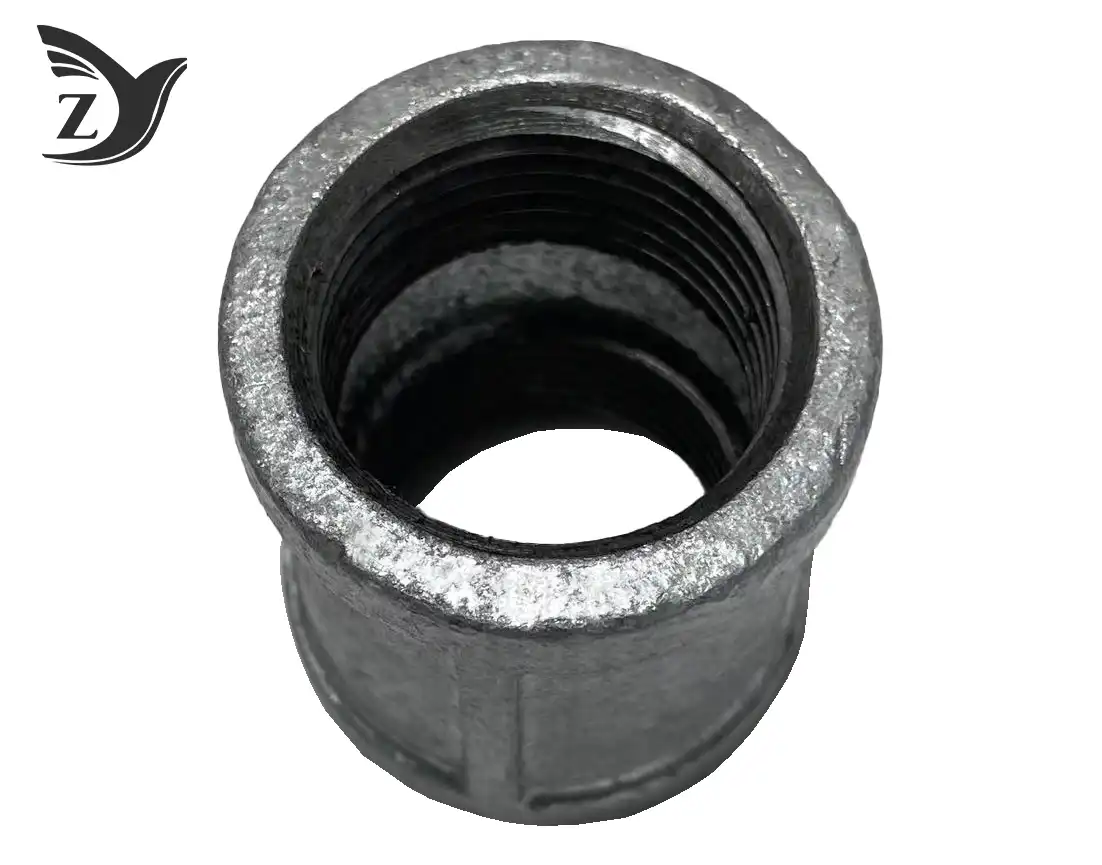 Joining Pipes with Square Face Galvanized Square Edge Coupling Pipe Fittings