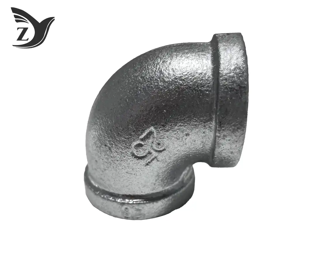 Uses of square face galvanized 90 degree male female threaded elbows in plumbing