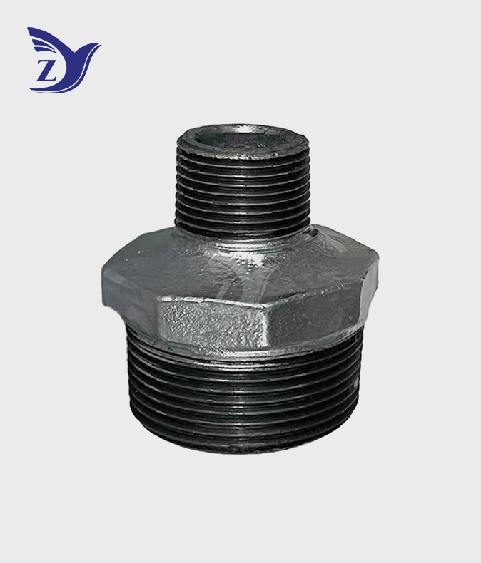 NPT Galvanized Reducing Male Nipple Pipe Fittings