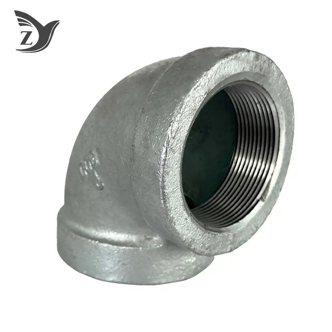 Class 300 Galvanized 90 Degree Malleable Iron Elbow