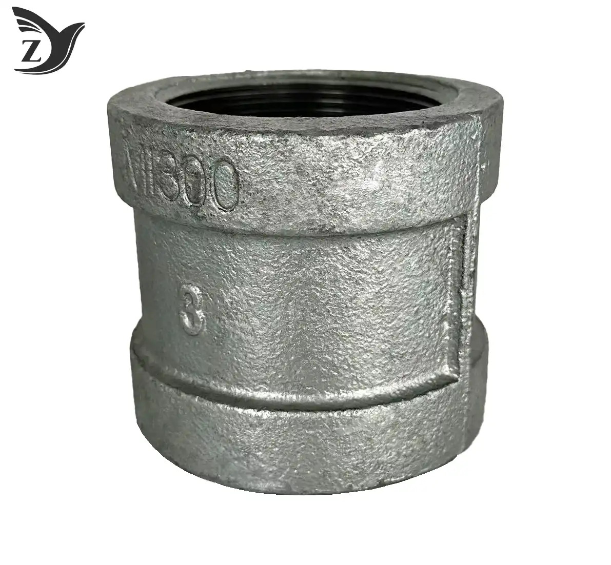 Class 300 Hot Dipped Galvanized Malleable Iron Equal Coupling